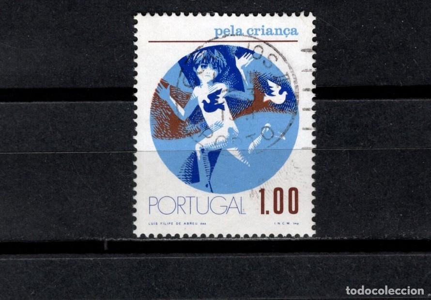 Sellos: Sello usado. Pro juventud. 1 escudo. 1973. Yvert 1186.
