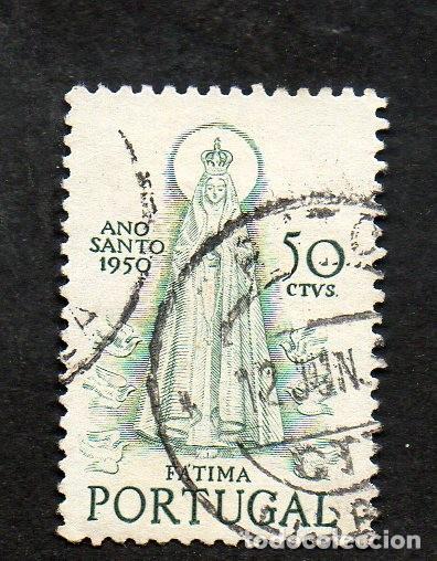 Sellos: FILA 1950 PORTUGAL AF-719 YT 730 ANO SANTO CIRCULADO