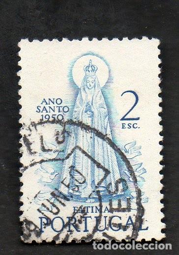 Sellos: FILA 1950 PORTUGAL AF-721 YT 732 ANO SANTO CIRCULADO