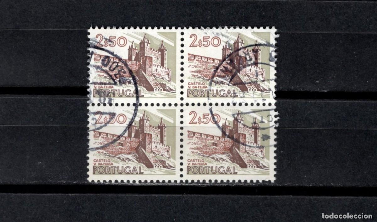 Sellos: Usado. Ciudades y Monumentos. Castillo de Vila da Feira. 2,50 escudos. 1973. Yvert 1194.