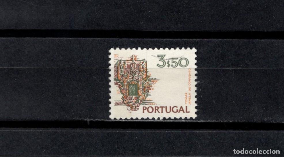 Sellos: Usado. Ciudades y Monumentos. Ventada de convento. Tomar. 3,50 escudos. 1973. Yvert 1194.