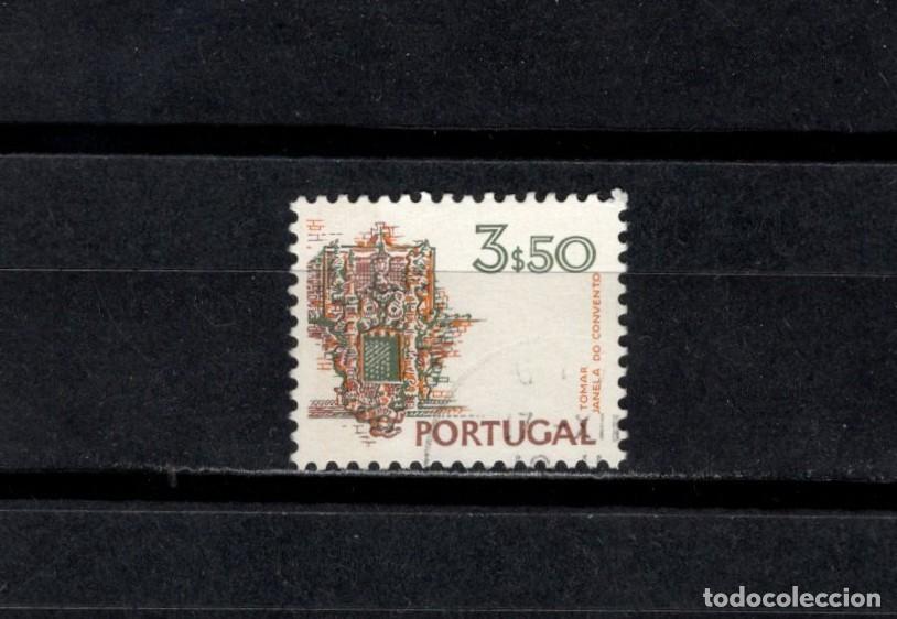 Sellos: Usado. Ciudades y Monumentos. Ventada de convento. Tomar. 3,50 escudos. 1973. Yvert 1194.