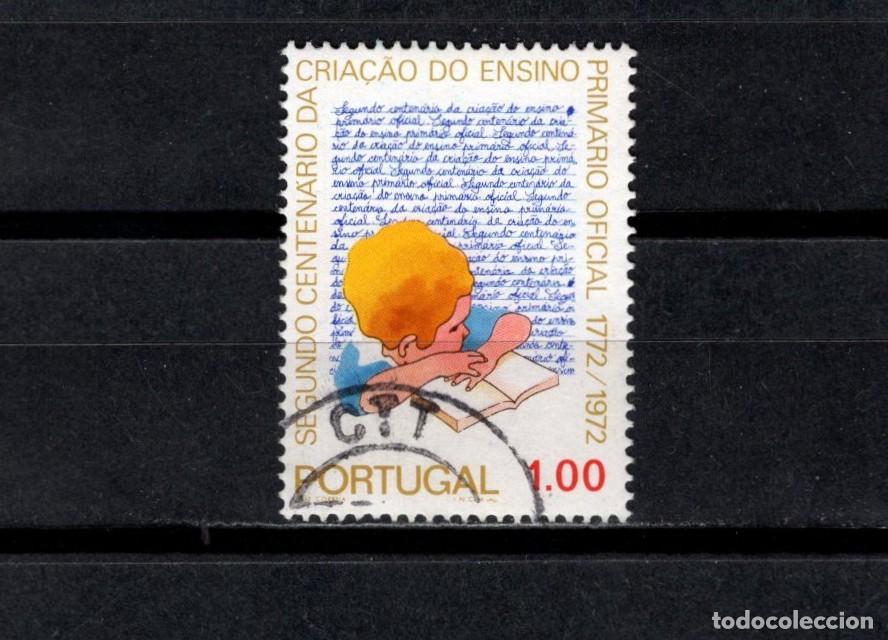 Sellos: Sello usado. Bicentenario Ense&ntilde;anza P&uacute;blica. 1 escuso. 1973. Yvert 1196.