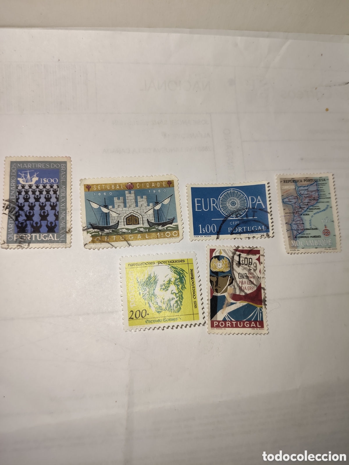 Sellos: 6 sellos variados de Portugal tem&aacute;ticas diferentes