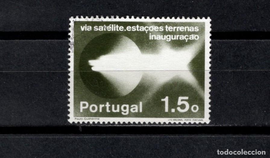 Sellos: Sello usado. Inauguracion estaciones terrestres via satelite. 1,50 escudos. 1974. Yvert 1214.