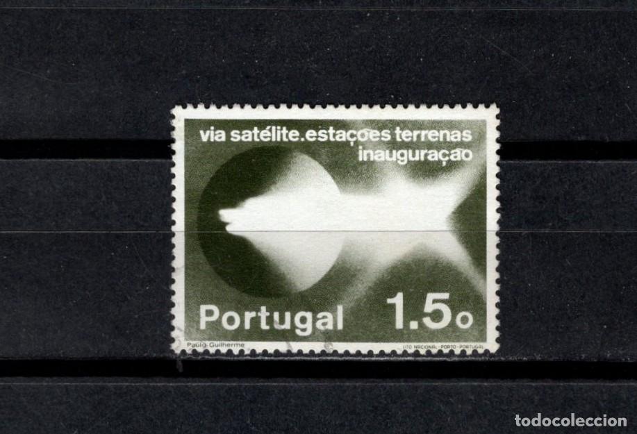Sellos: Sello usado. Inauguracion estaciones terrestres via satelite. 1,50 escudos. 1974. Yvert 1214.