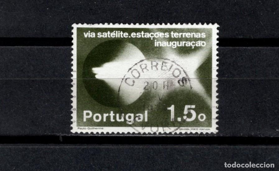 Sellos: Sello usado. Inauguracion estaciones terrestres via satelite. 1,50 escudos. 1974. Yvert 1214.