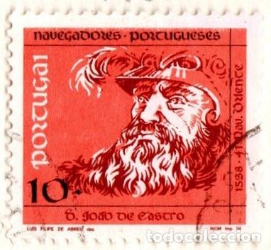 Sellos: Portugal. Marino. Ju&aacute;n de Castro.1994. YT-1985, Usado