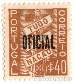 Sellos: Portugal. Sello de Servicio-1938. YT-S1-S2, S. Completa. Usado