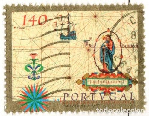 Sellos: Portugal. Mapa. 2001. YT-2195. Usado