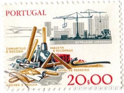 Sellos: Portugal. Medios para trabajaar1978. YT1372. Usado