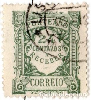 Sellos: Portugal. Tasa. 1904. YT-T34. Usado