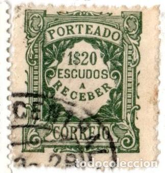 Sellos: Portugal. Tasa. 1904. YT-T43. Usado