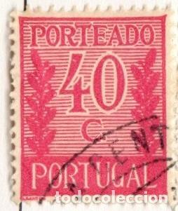 Sellos: Portugal. Tasa. 1940. YT-t62. Usado