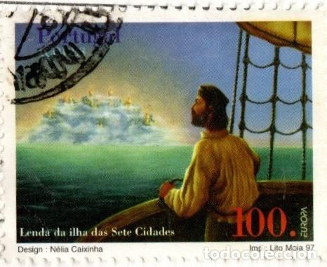 Sellos: Portugal. Azores. CEPT. Leyendas y Cuentos. 1997. YT-456. Usado