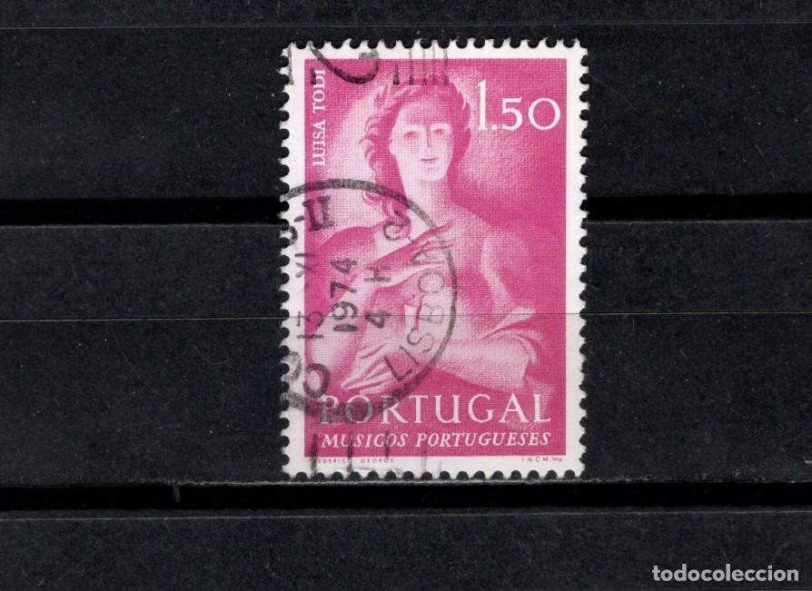 Sellos: Sello usado. Luisa Todi, 1753-1833. Cantante de &oacute;pera. 1,50 escudos. 1974. Yvert 1234.