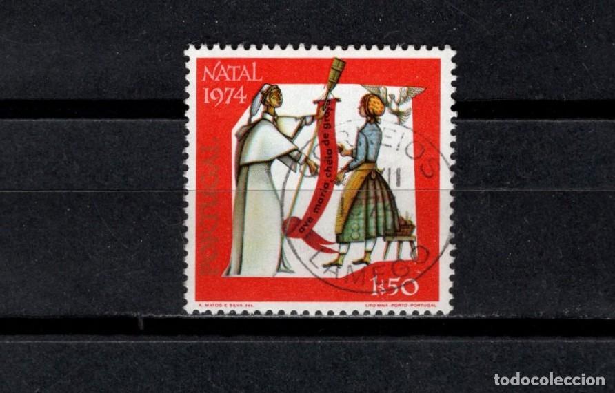 Sellos: Sello usado. Navidad. La Anunciaci&oacute;n. 1,50 escudos. 1974. Yvert 1243.