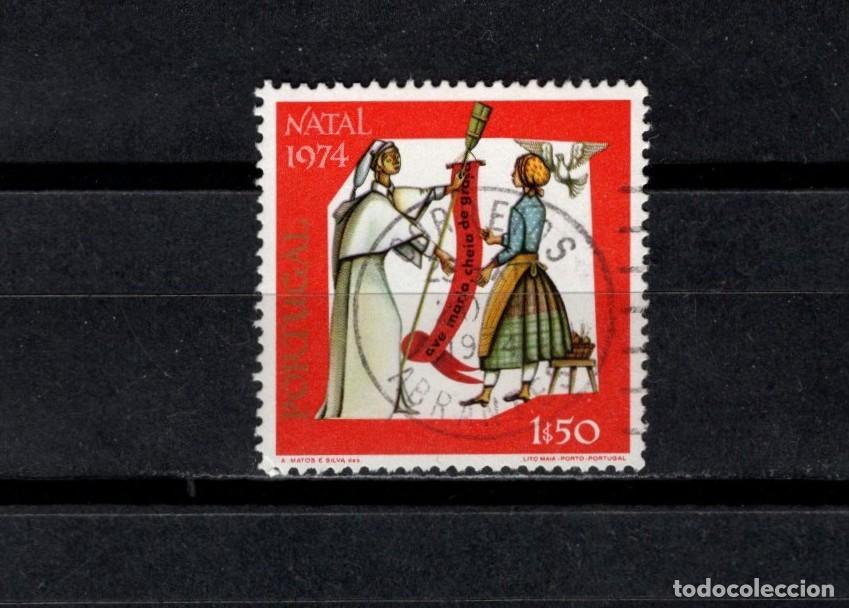 Sellos: Sello usado. Navidad. La Anunciaci&oacute;n. 1,50 escudos. 1974. Yvert 1243.