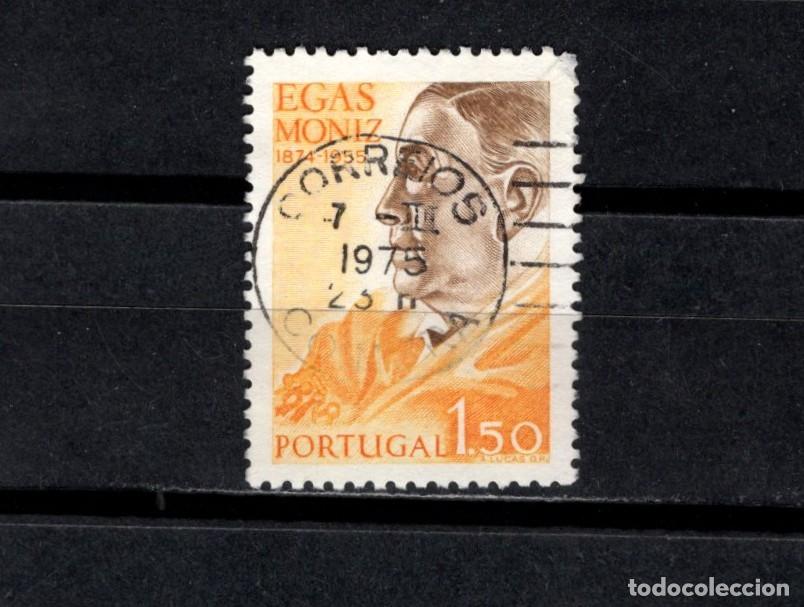 Sellos: Sello usado. Centenario nacimiento Egas Moniz. 1,50 escudos. 1974. Yvert 1249.