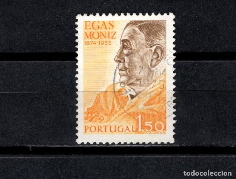 Sellos: Sello usado. Centenario nacimiento Egas Moniz. 1,50 escudos. 1974. Yvert 1249.