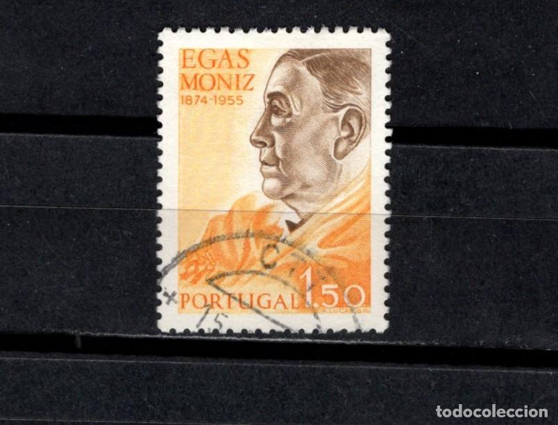 Sellos: Sello usado. Centenario nacimiento Egas Moniz. 1,50 escudos. 1974. Yvert 1249.