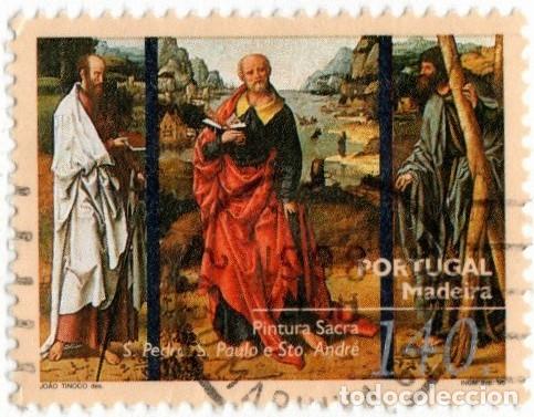 Sellos: Portugal. Madeira. Santos. 1996. YT-193a. Usado