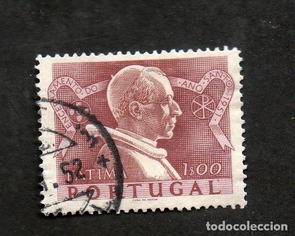 Sellos: FILA 1951 PORTUGAL AF-735 YT 746 ENCERRAMENTO ANO SANTO CIRCULADO