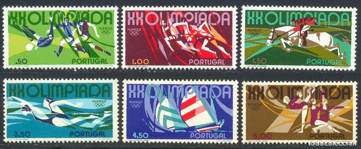 Sellos: SELLOS** DE PORTUGAL 1972, YT 1156/ 61