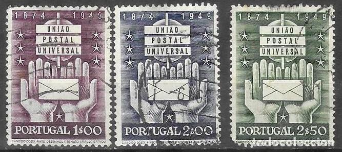 Sellos: SELLOS USADOS DE PORTUGAL 1949, YT 726/ 28