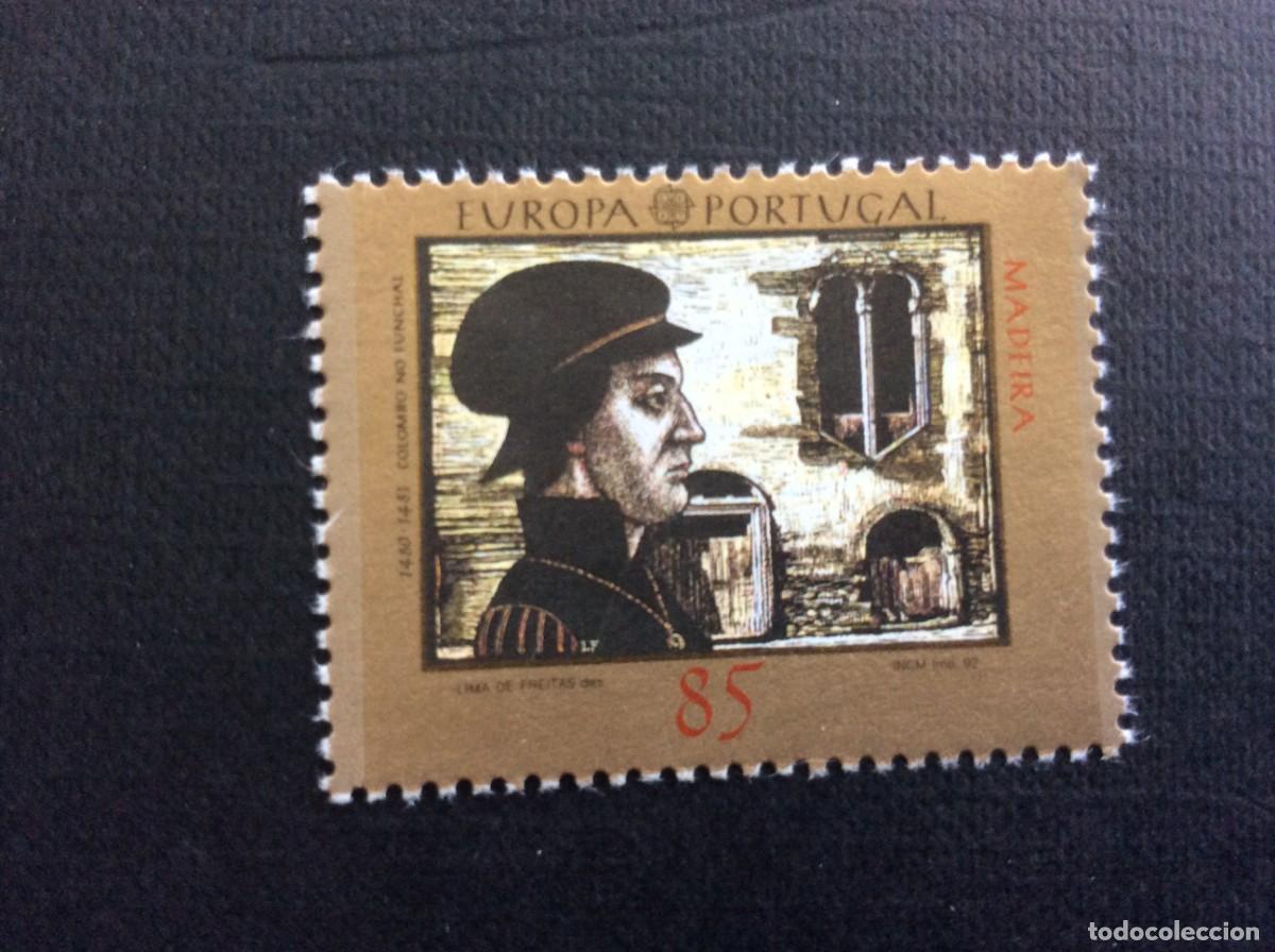 Sellos: MADEIRA N&ordm; YVERT 164*** A&Ntilde;O 1992. EUROPA. 500 ANIVERSARIO DESCUBRIMIENTO DE AMERICA