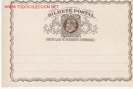 Sellos: RARO ENTERO POSTAL DE BRASIL - Foto 1
