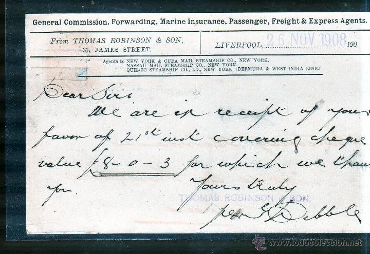 Sellos: ENTERO POSTAL DE INGLATERRA A JEREZ. - Foto 2