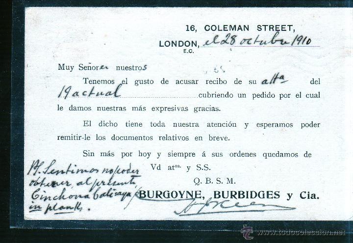 Sellos: ENTERO POSTAL DE INGLATERRA A JEREZ. - Foto 2
