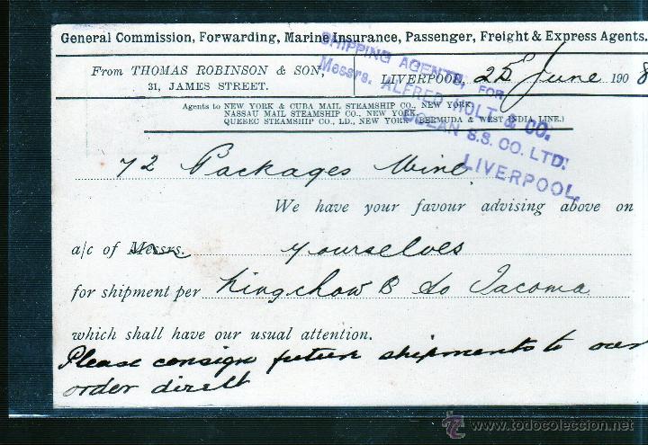 Sellos: ENTERO POSTAL DE INGLATERRA A JEREZ. - Foto 2
