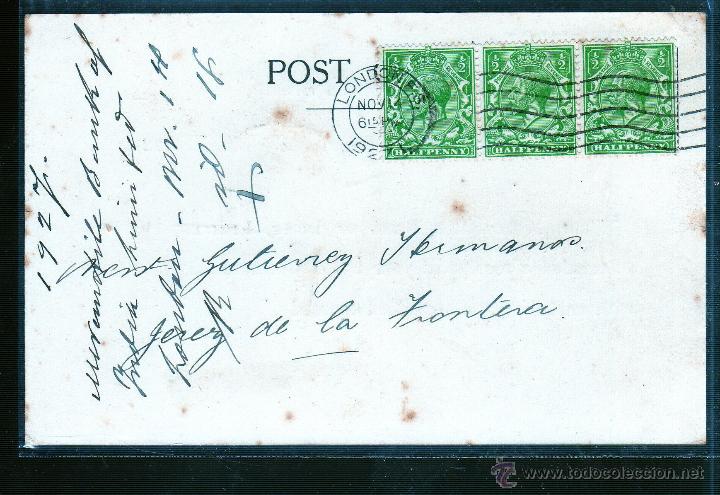 Sellos: ENTERO POSTAL DE INGLATERRA A JEREZ. - Foto 1