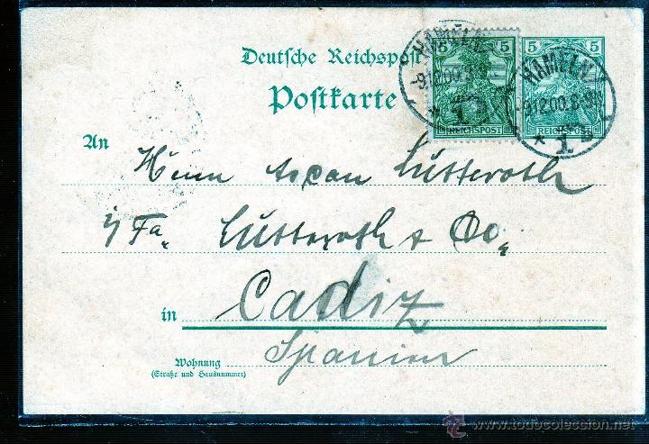 Sellos: ENTERO POSTAL. ALEMANIA. 1900 - Foto 1