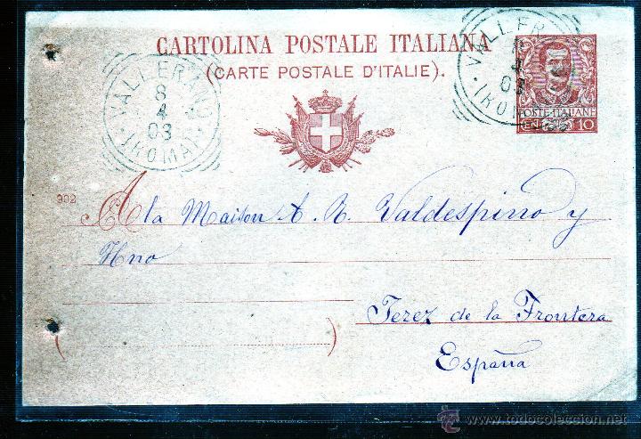Sellos: ENTERO POSTAL. ITALIA - Foto 1