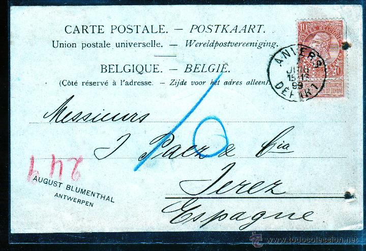Sellos: ENTERO POSTAL. BELGICA. - Foto 1