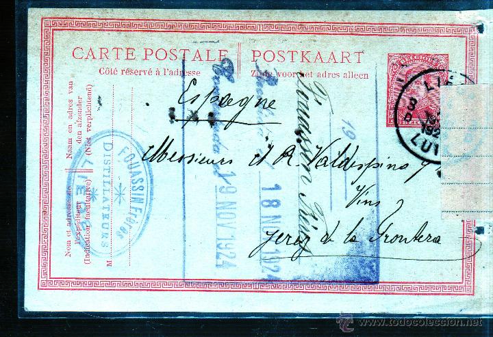 Sellos: ENTERO POSTAL. BELGICA. - Foto 1