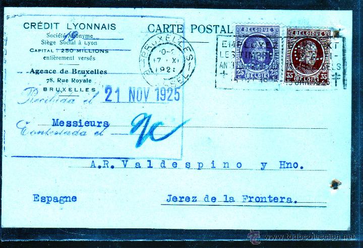 Sellos: ENTERO POSTAL. BELGICA. - Foto 1