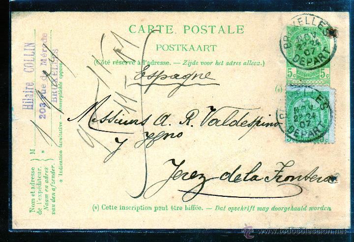 Sellos: ENTERO POSTAL. BELGICA. - Foto 1