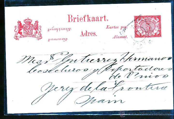 Sellos: ENTERO POSTAL. HOLANDA - Foto 1