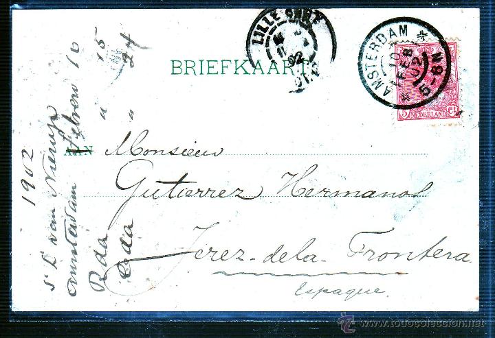 Sellos: ENTERO POSTAL. HOLANDA - Foto 1
