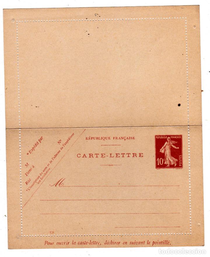 Sellos: FRANCIA  ENTERO POSTAL SIN CIRCULAR - Foto 1