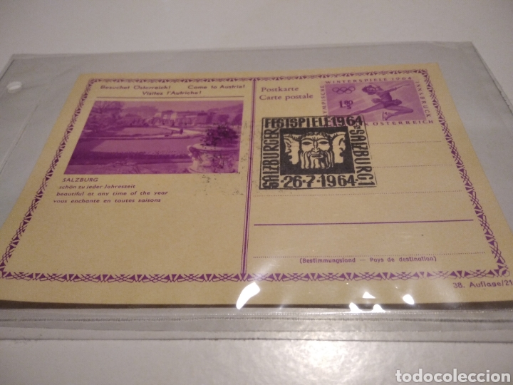 Sellos: Entero Postal Austria 1964 - Foto 1