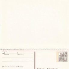 Sellos: ALEMANIA, BERLÍN 1980 - CASTILLOS Y PALACIOS / WOLFSBURG - SCHLOSS WOLFSBURG / DOBLE, SIN CORTAR. Lote 364169061