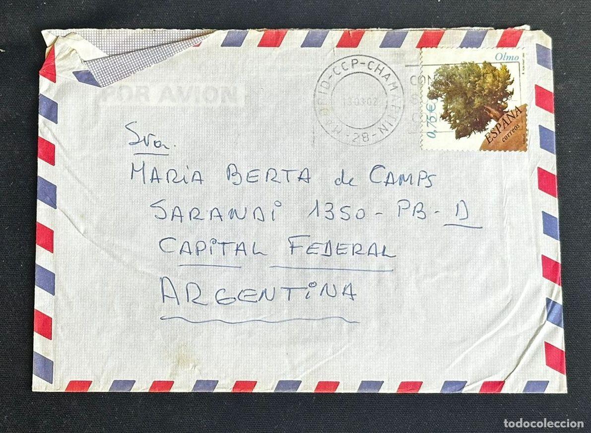 Sellos: CM) 2003. SPAIN. TREE.ENVELOPE SENT ARGENTIN. XF - Foto 1