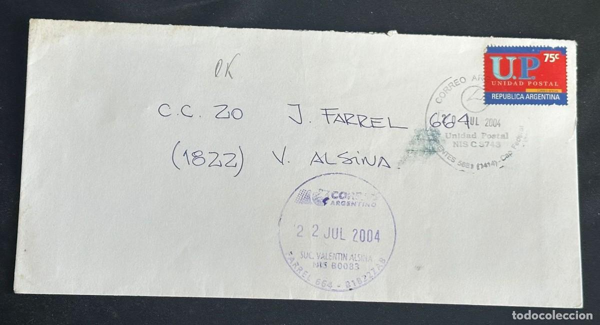 Sellos: CM) 2004. ARGENTINA. POSTAL UNIT. POSTAGE. INTERNAL MAIL. XF - Foto 1