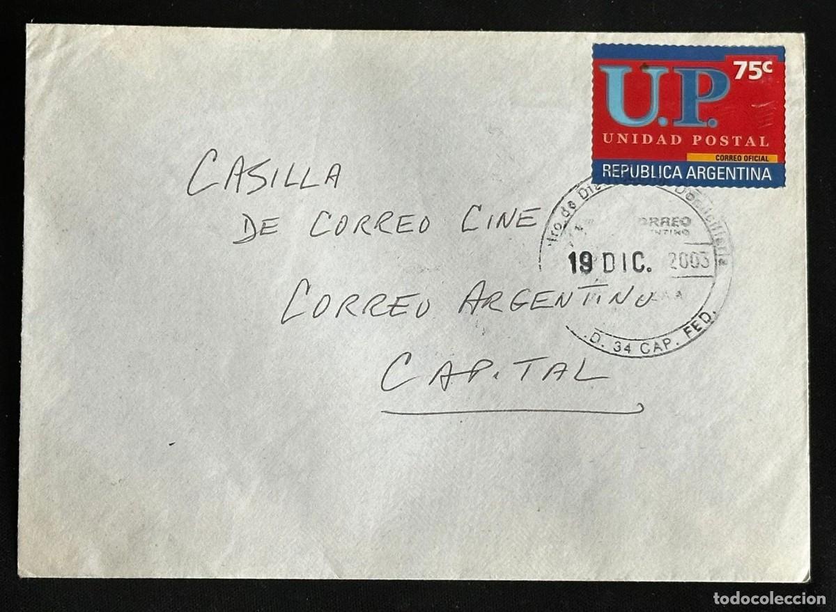 Sellos: CM) 2003. ARGENTINA. POSTAL UNIT, POSTAGE. INTERNAL MAIL. XF - Foto 1