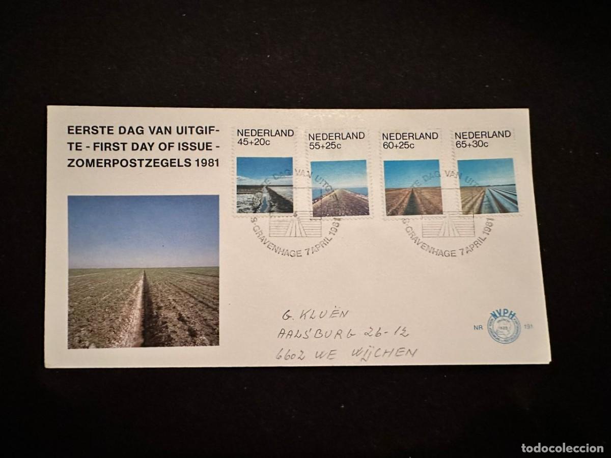 Sellos: CM) 1981. NETHERLANDS. FIELDS. FDC. SUMMER STAMPS. INTERNAL MAIL. XF - Foto 1